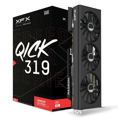 Karta graficzna XFX Radeon RX 7700 XT Speedster Qick 319 Black Edition 12GB