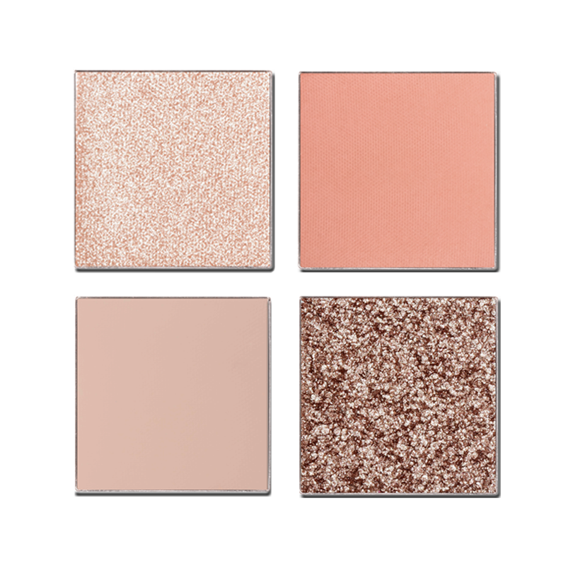 Color Care 4You zestaw Explosion: cień do powiek, 4x2 g + paleta magnetyczna XS, 1 szt