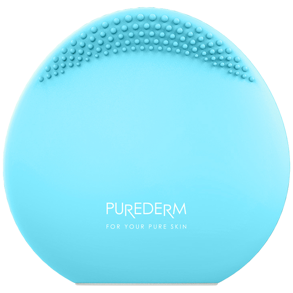 Purederm silikonowa szczoteczka soniczna do oczyszczania i masażu twarzy, 1 szt.