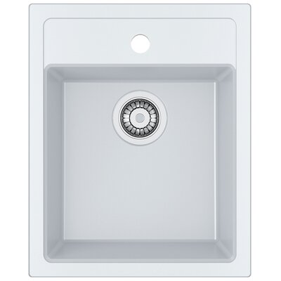 Zlewozmywak jednokomorowy FRANKE Sirius SID 610-40 114.0496.101 Biały polarny 53x43