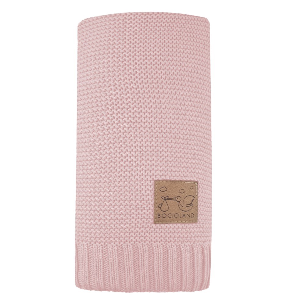 Bocioland kocyk bambusowy paris delikatny róż 80x100 cm, 1 szt.