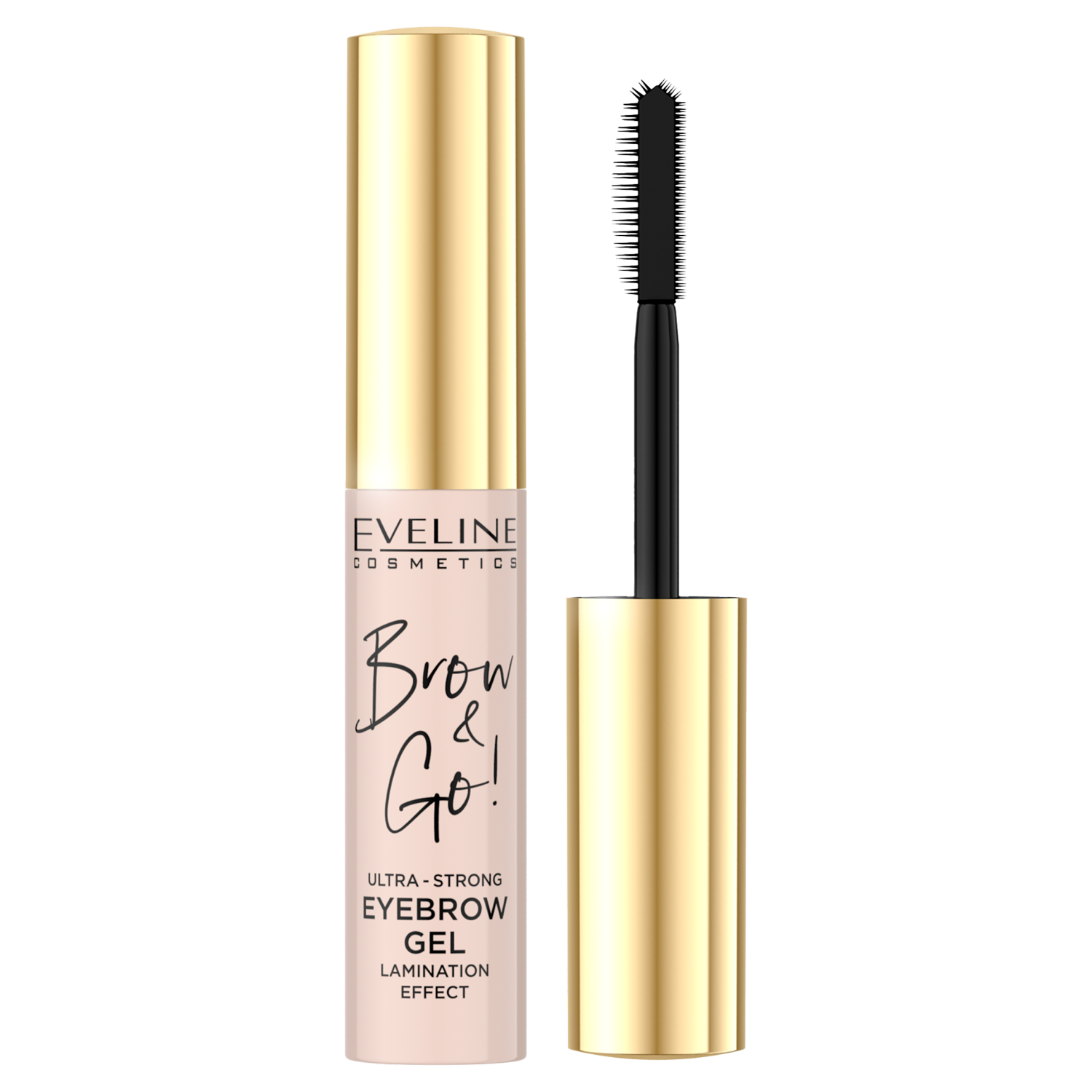Eveline Cosmetics Brow&Go ultramocny żel do stylizacji brwi z efektem laminacji, 6 ml