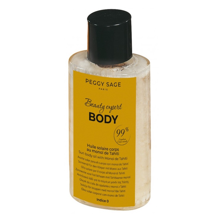 Peggy Sage Beauty Expert Body wegański olejek do opalania Monoi Sun, 100 ml