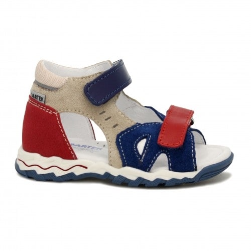 Sandały Bartek 11487002, Beżowo-Niebieski