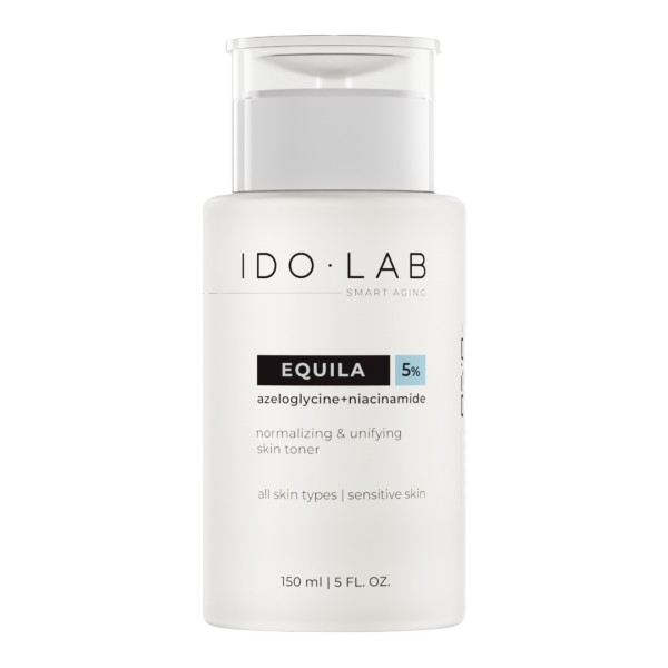 Ido Lab EQUILA  seboregulujący, wyrónujący koloryt toner do twarzy i ciała, 150 ml
