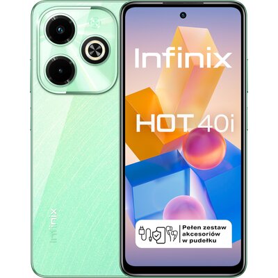 Smartfon INFINIX Hot 40i 8/256GB 6.56" 90Hz Zielony