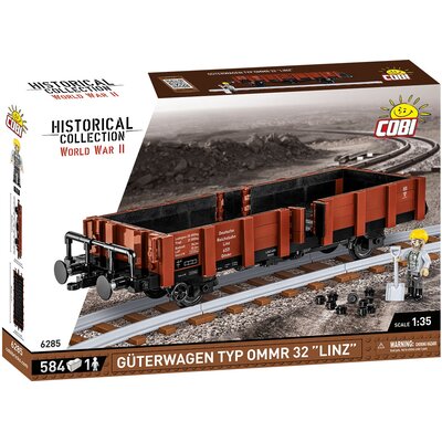Klocki plastikowe COBI Historical Collection World War II Guterwagen Type OMMR 32 LINZ COBI-6285