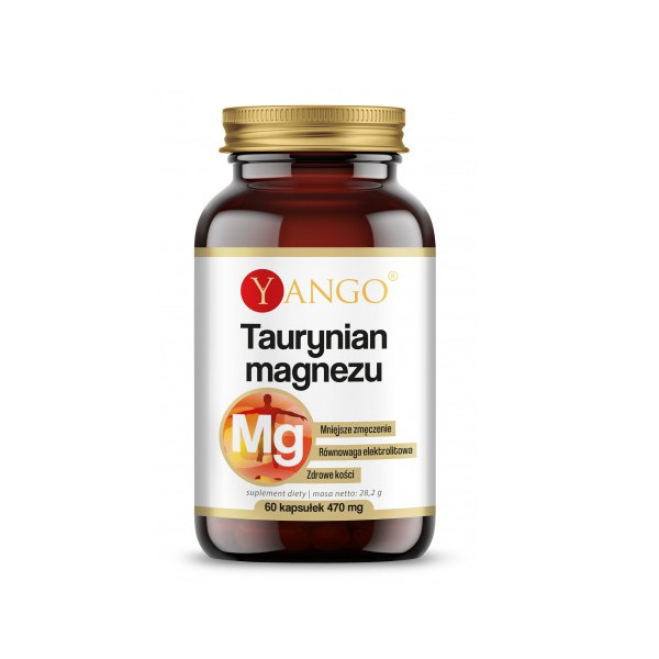 Yango Taurynian magnezu suplement diety, 60 kaps./1 opak.