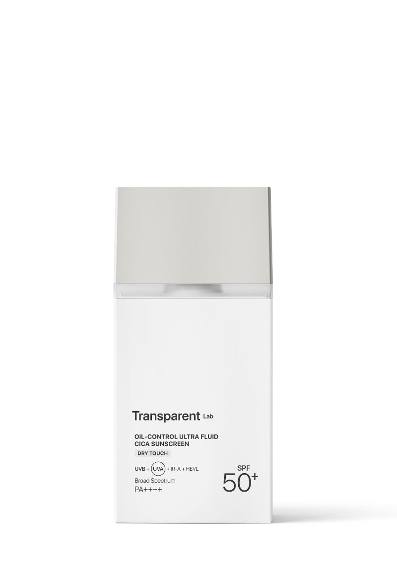 Transparent Lab oil Control Ultra Fluid Cica Sunscreen matujący krem SPF50, 100 ml