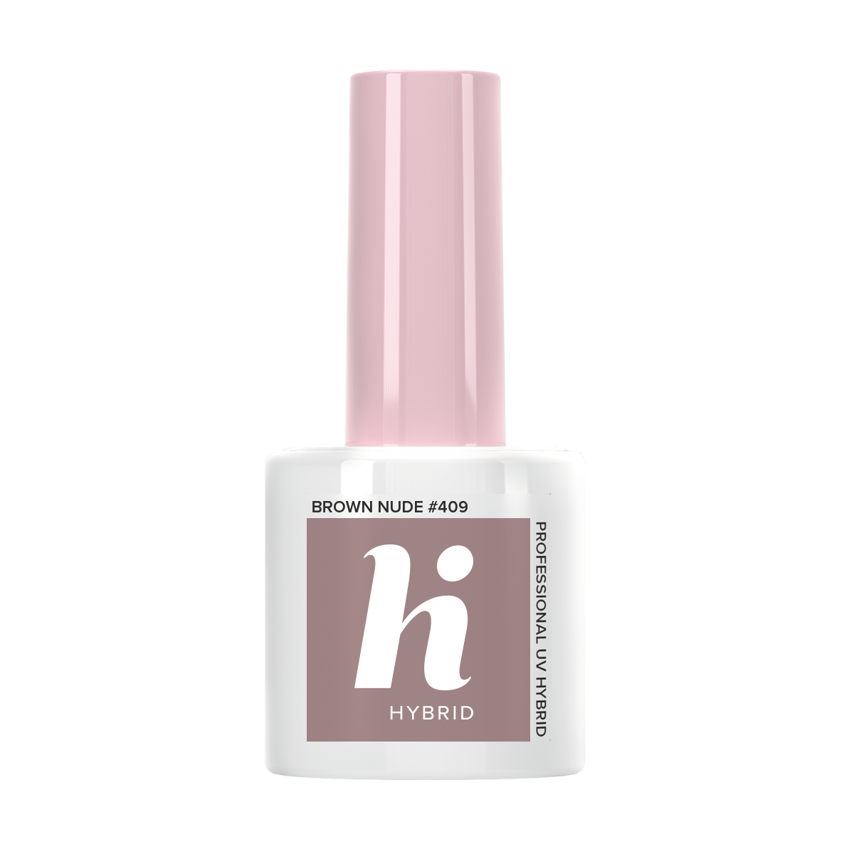 Hi Hybrid lakier hybrydowy do paznokci 409 brown nude, 5 ml