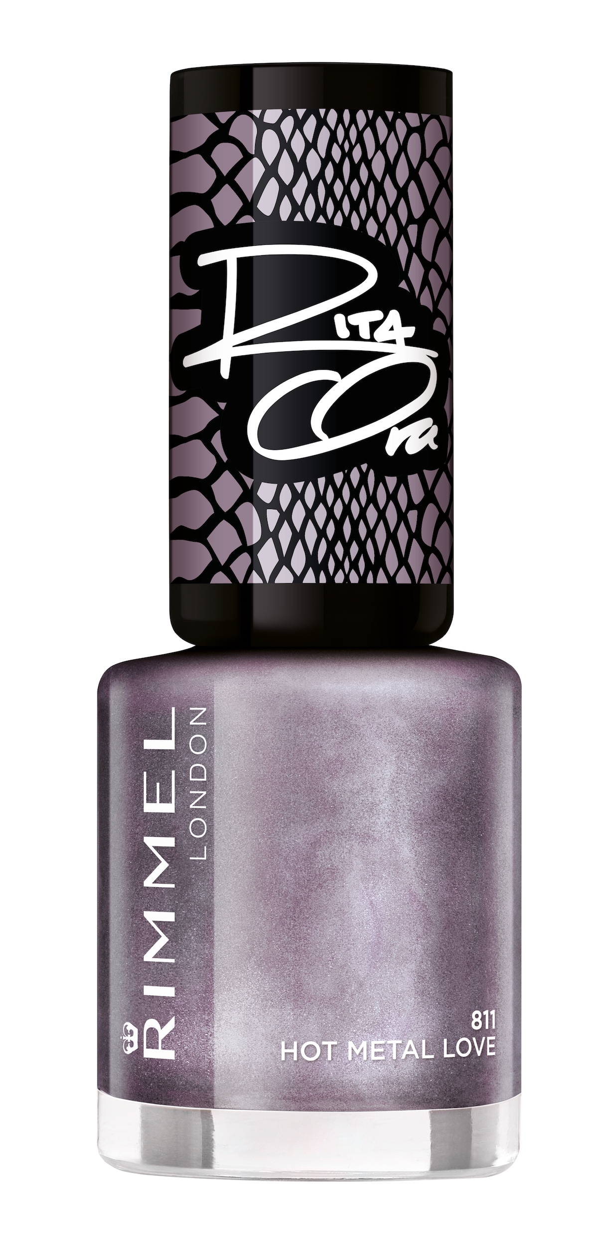 Rimmel 60 Seconds By Rita Ora szybkoschnący lakier do paznokci 811 hot metal love, 8 ml