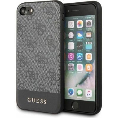 Etui GUESS 4G Stripe Collection do Apple iPhone 7/8/SE 2020/SE 2022 Szary