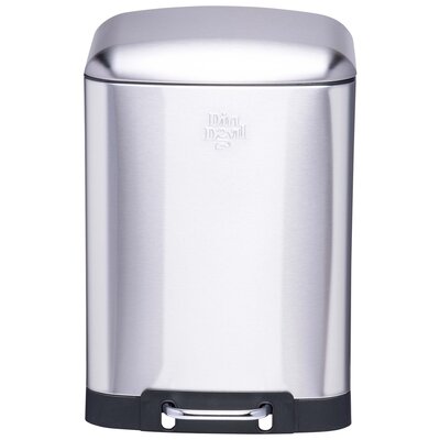 Kosz na śmieci z pedałem DIRT DEVIL E9495 ciche zamykanie, stal nierdzewna 12L Srebrny
