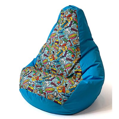 Pufa worek GO GIFT Kreskówka Niebieski XXL 140 x 100 cm