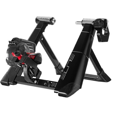 Trenażer rowerowy ELITE Novo Smart Interaktywny + mata, podstawka i szybkozamykacz