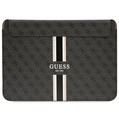 Etui na laptopa GUESS 4G Printed Stripes 14 cali Czarny
