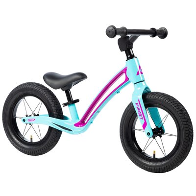 Rowerek biegowy KARBON First Błękitno-różowy