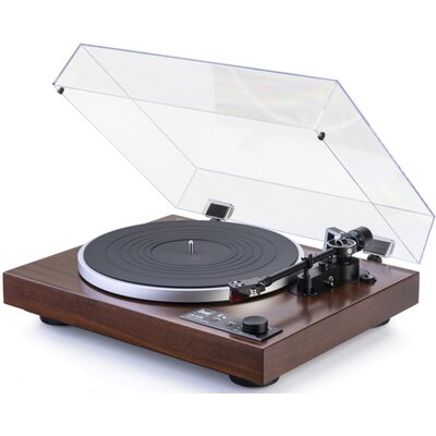 Gramofon DUAL CS 529 BT Orzech, Automatyczny, Napęd paskowy,PrędkośĆ odtw. 33,45,78 obr./min,Bluetooth