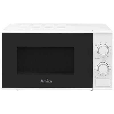 Kuchenka mikrofalowa AMICA AMGF20M2GW 800W średnica 24.5 cm pojemność 20L MultiWave System Biały