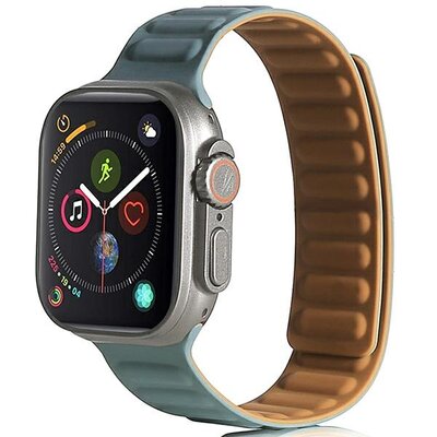 Pasek BELINE Magnetic do Apple Watch 2/3/4/5/6/7/8/SE/SE 2/Ultra (42/44/45/49mm) Zielony