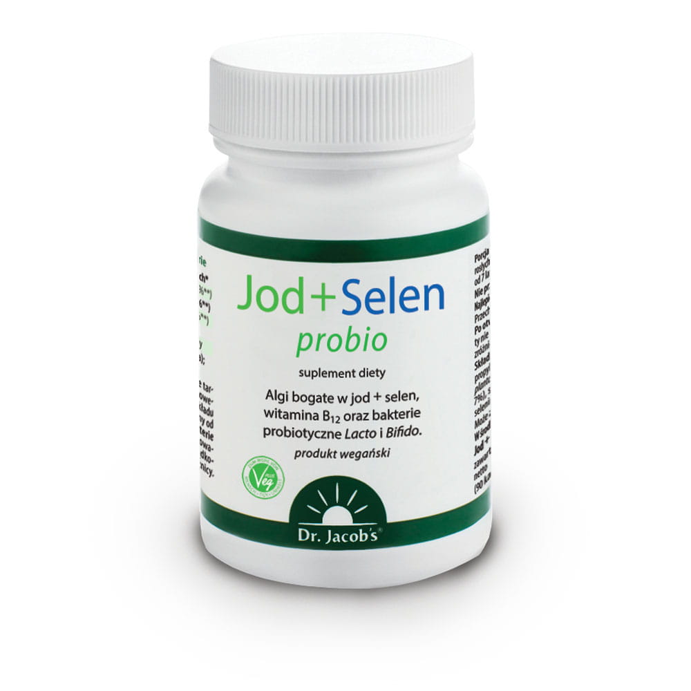 Dr Jacobs Jod + Selen probio suplement diety, 90 kaps./1 opak.