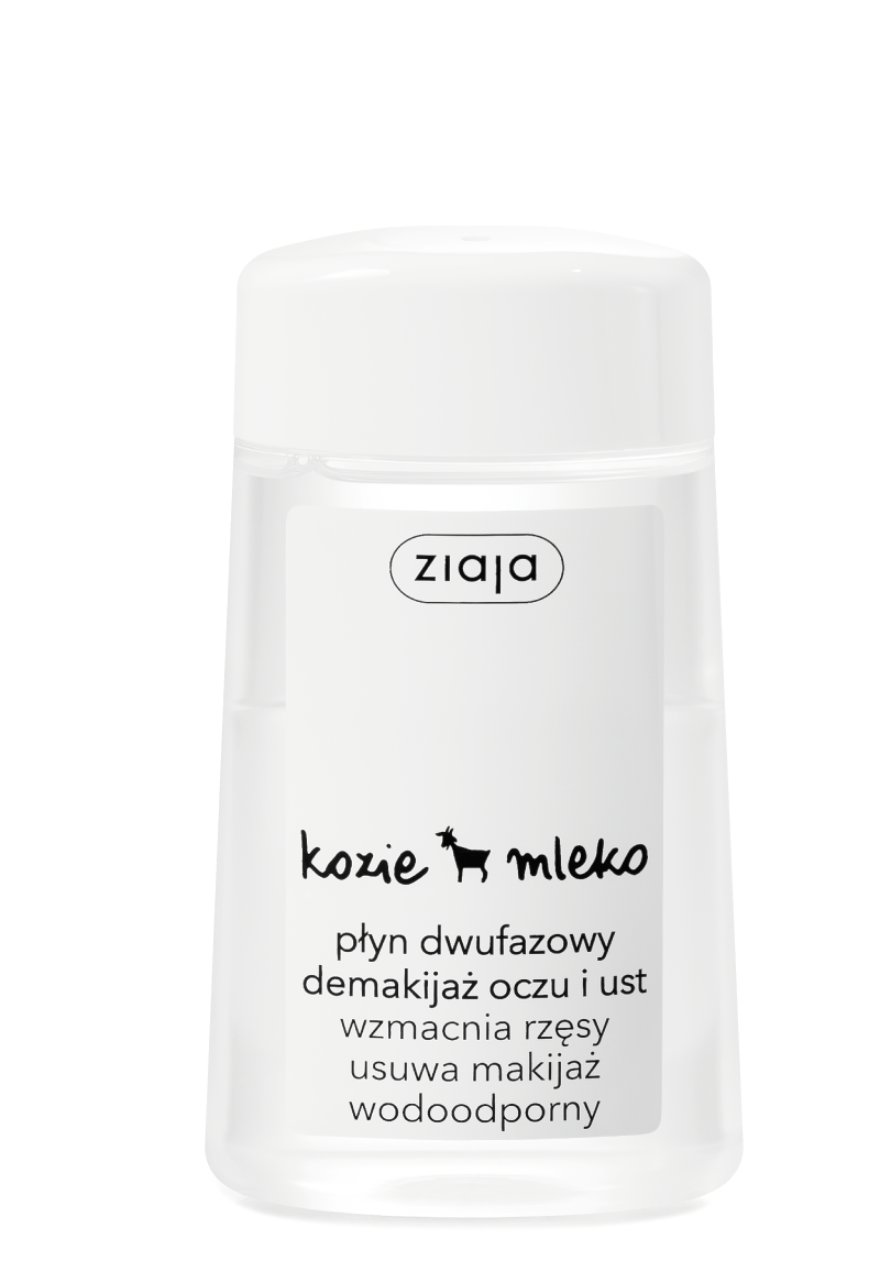 Ziaja Kozie Mleko dwufazowy płyn do demakijażu oczu i ust, 120 ml