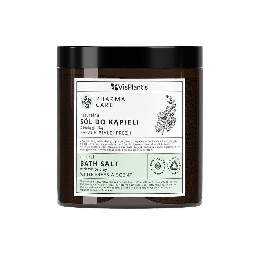 Vis Plantis Pharma Care sól do kąpieli biała frezja, 800 g