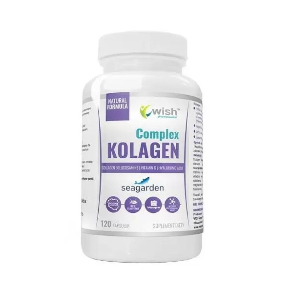 Wish Kolagen (Seagarden) Complex suplement diety, 120 kaps./1 opak.