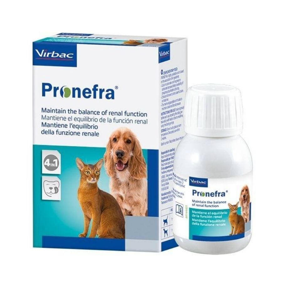 VIRBAC Pronefra Preparat na nerki doustny dla psów i kotów 180 ml