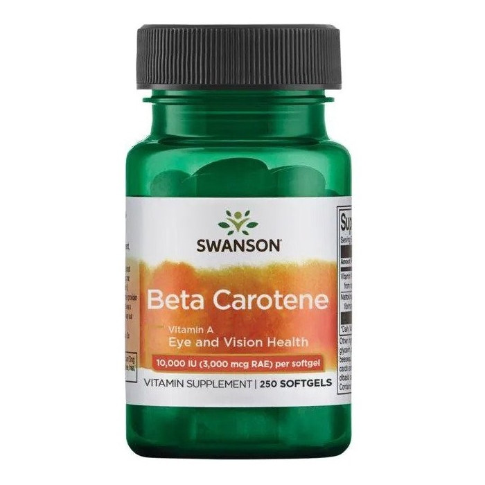 Swanson Beta Carotene 10000 IU suplement diety, 250 kaps./1 opak.