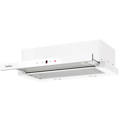 Okap AMICA OTP6641WG Białe szkło 389m3/h 65dB klasa C Timer