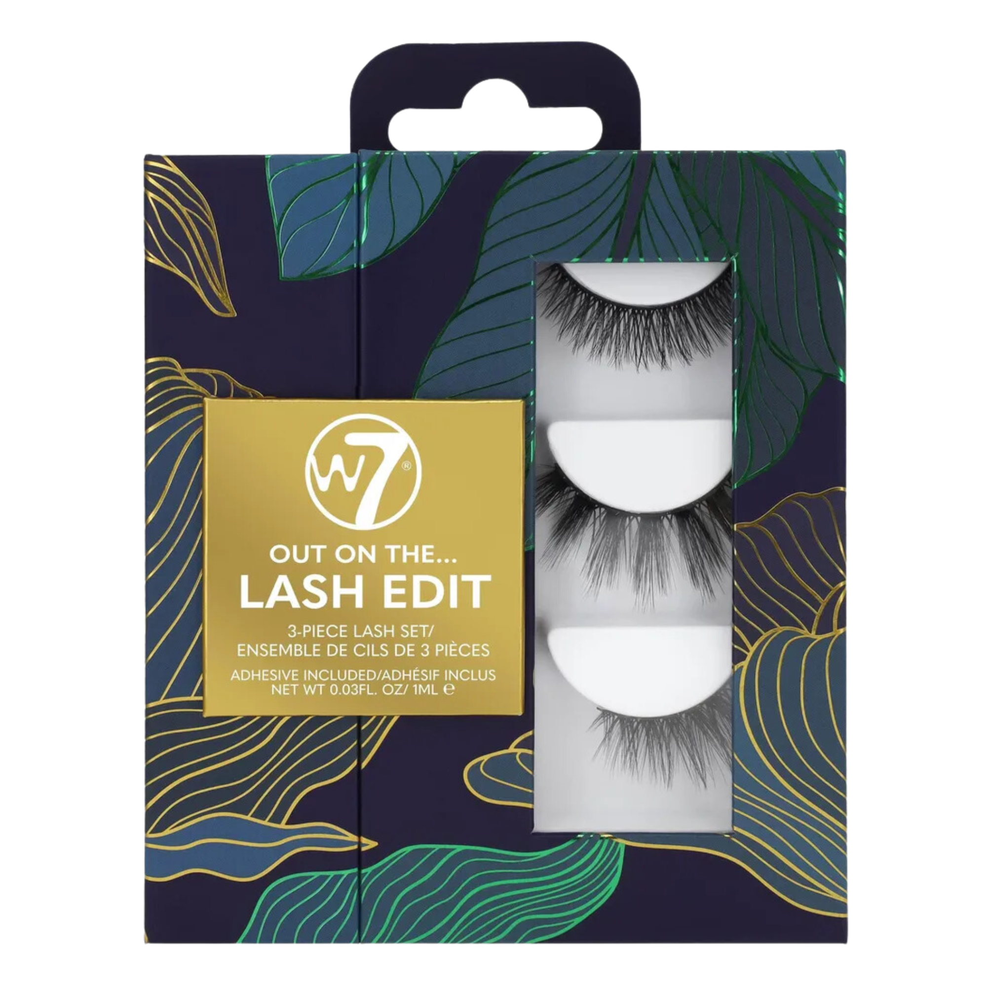 W7 Lash Edit sztuczne rzęsy, 3 pary/1 opak.