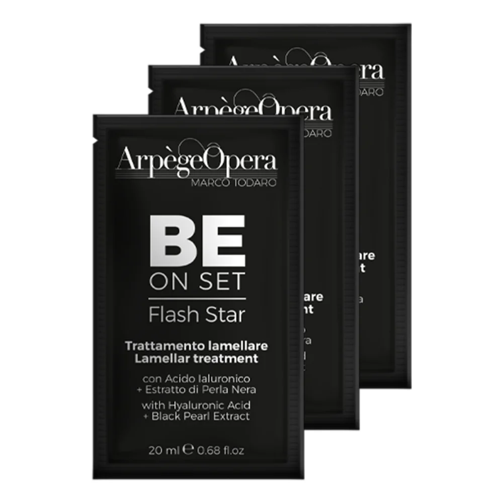 Emsibeth Arpege Opera zestaw: laminacja włosów BK Stage BE ON SET, 3x20 ml