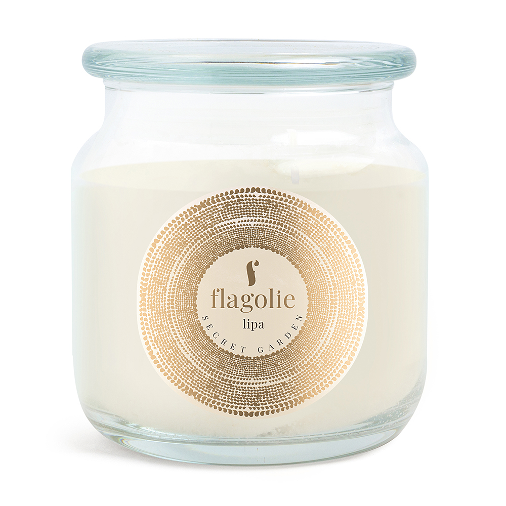 Flagolie Secret Garden Candles świeca zapachowa lipa, 400 g
