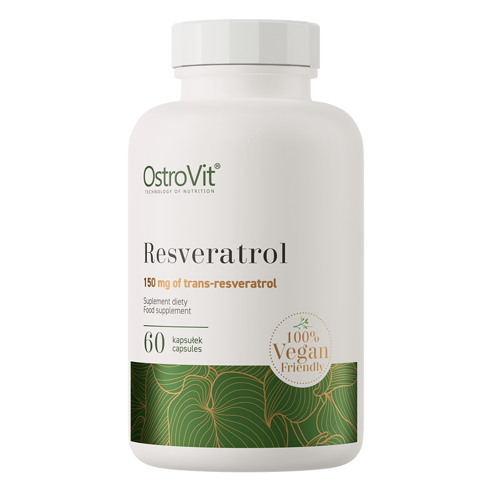 OstroVit Resweratrol VEGE suplement diety, 60 kaps./1 opak.