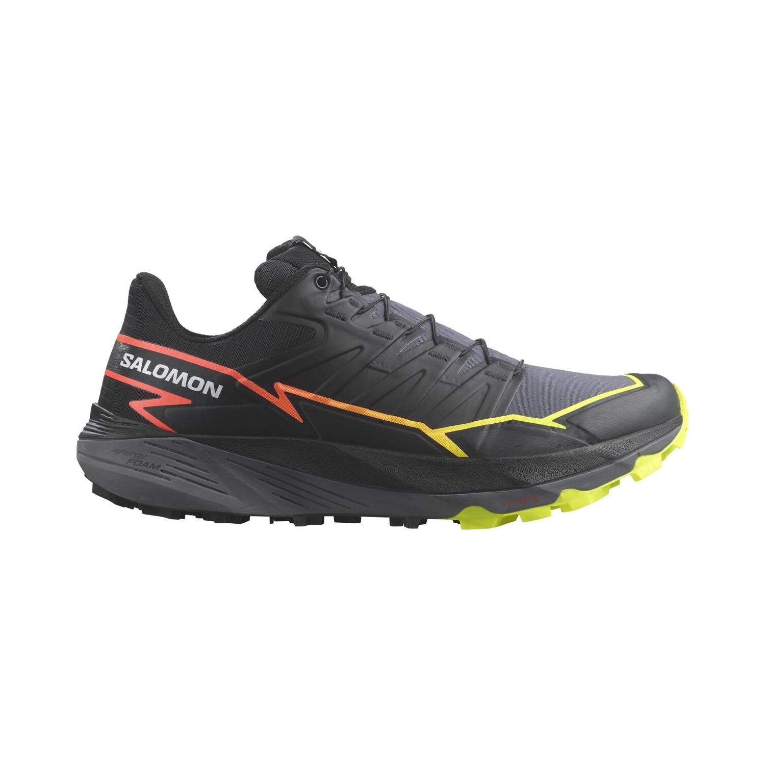 Męskie buty trailowe Salomon Thundercross black/quiet shade/fiery coral - 8,5