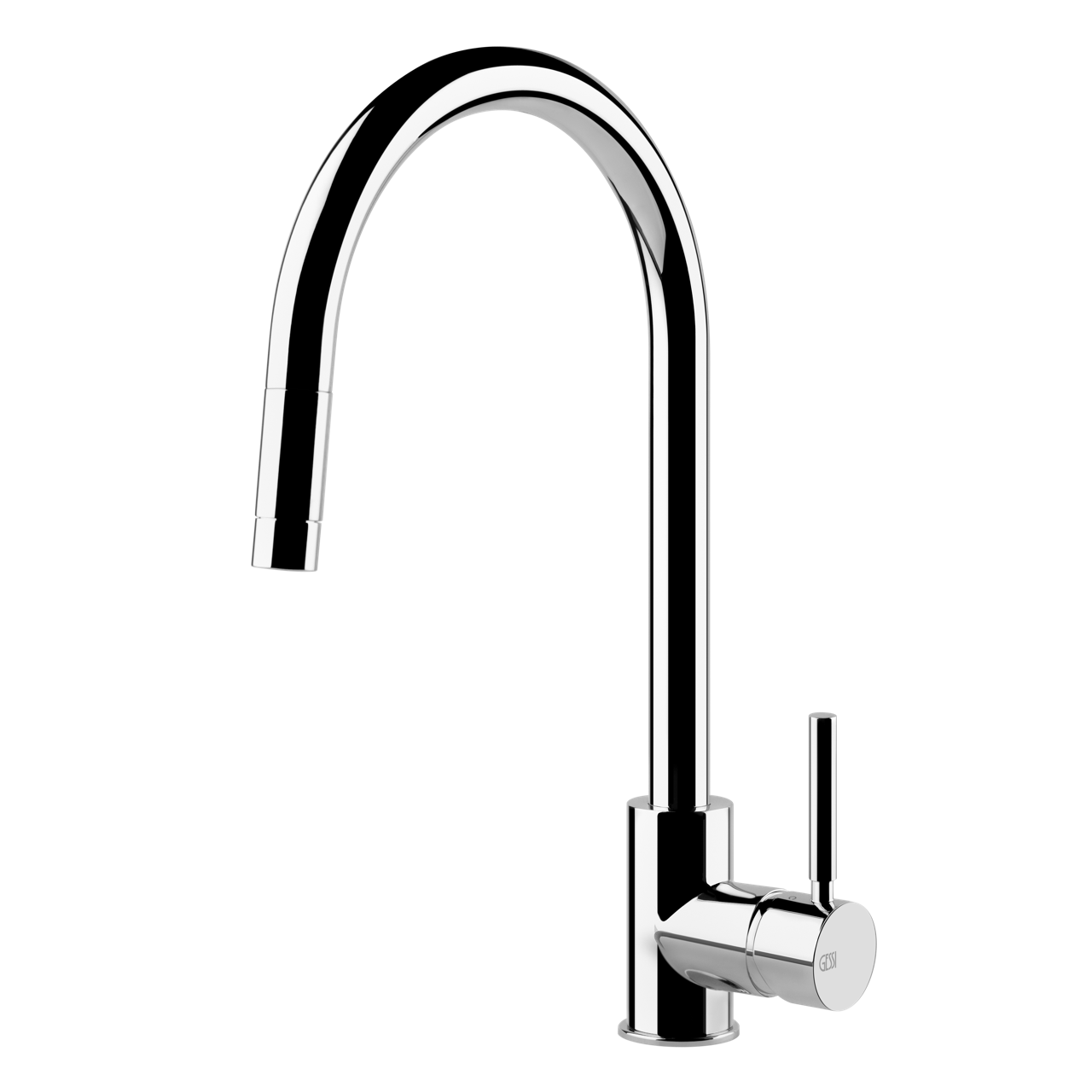 Gessi - Bateria kuchenna Neutron wyciągana wylewka 17120 Chrom