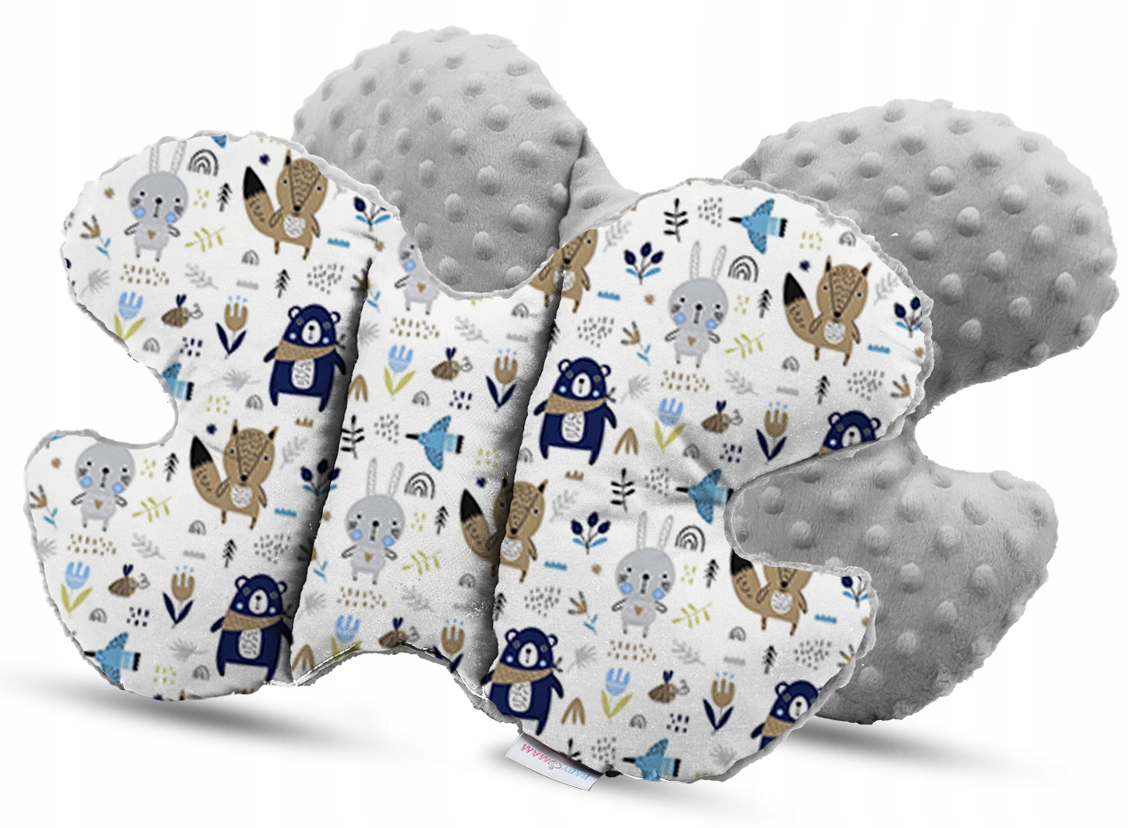 PODUSZKA PODRÓŻNA ANTYWSTRZĄSOWA MOTYLEK MINKY