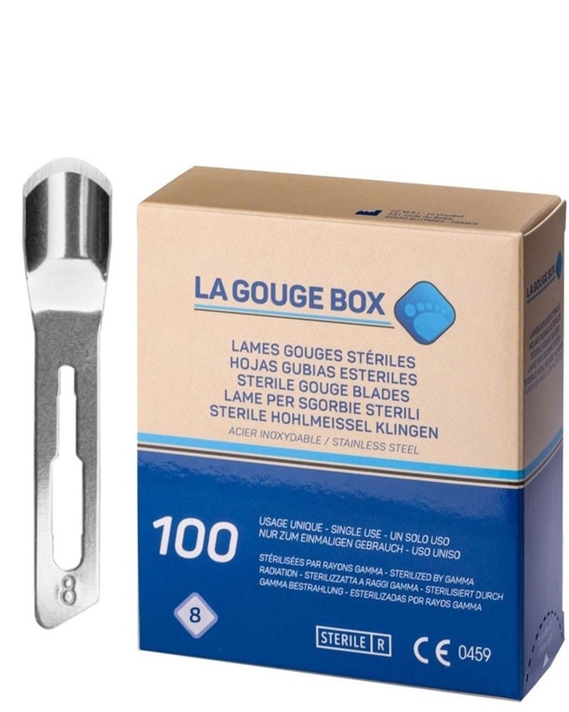 Dłutka La Gouge Box rozmiar 8, 100 szt.