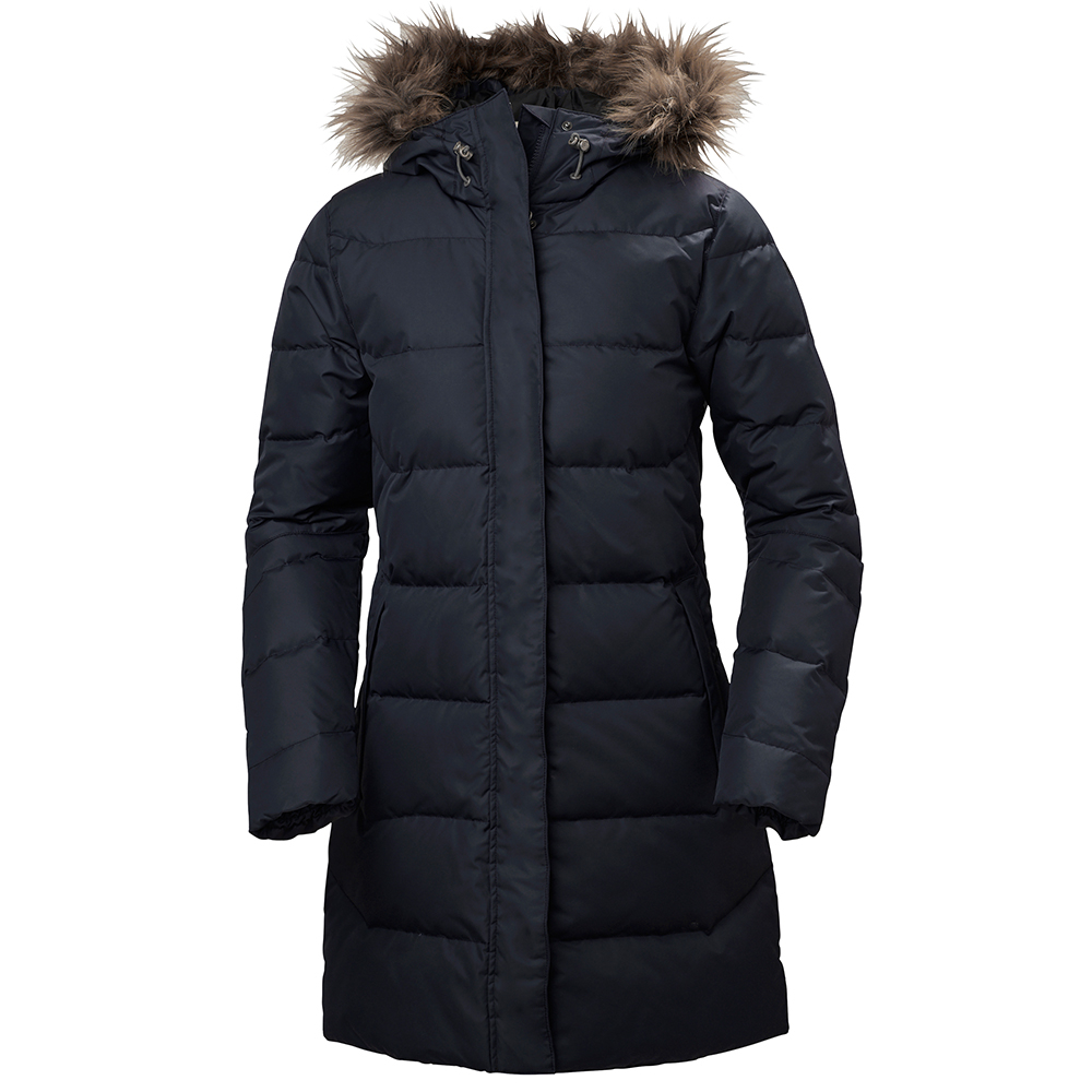 Damska kurtka puchowa Helly Hansen Aden Down Parka navy - XL