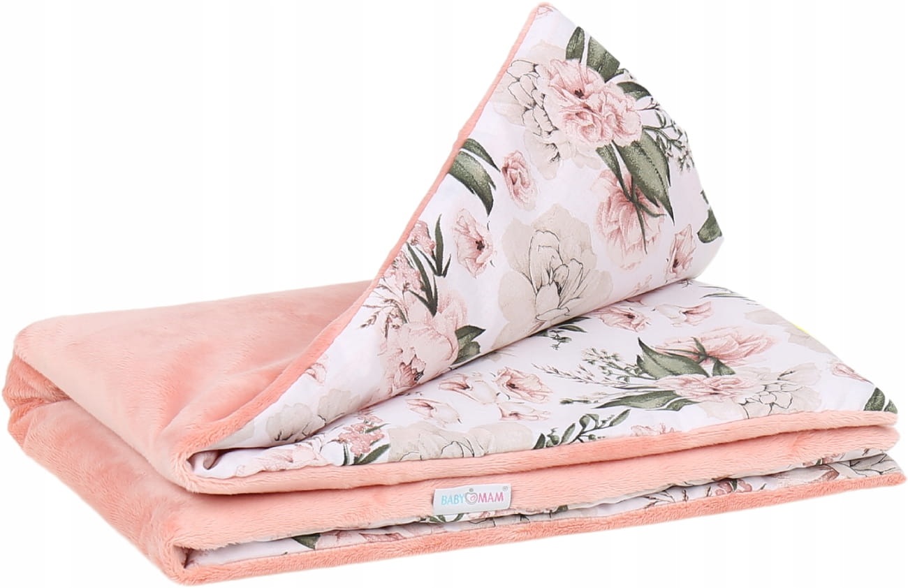 Babymam kocyk dla niemowląt uniwersalny dwustronny