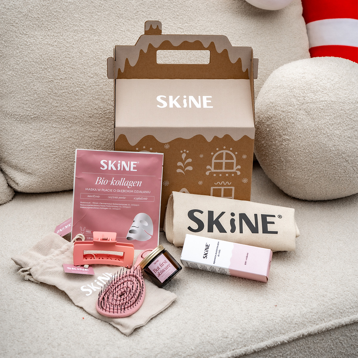 Skine zestaw prezentowy świąteczny domek, 1 zest.