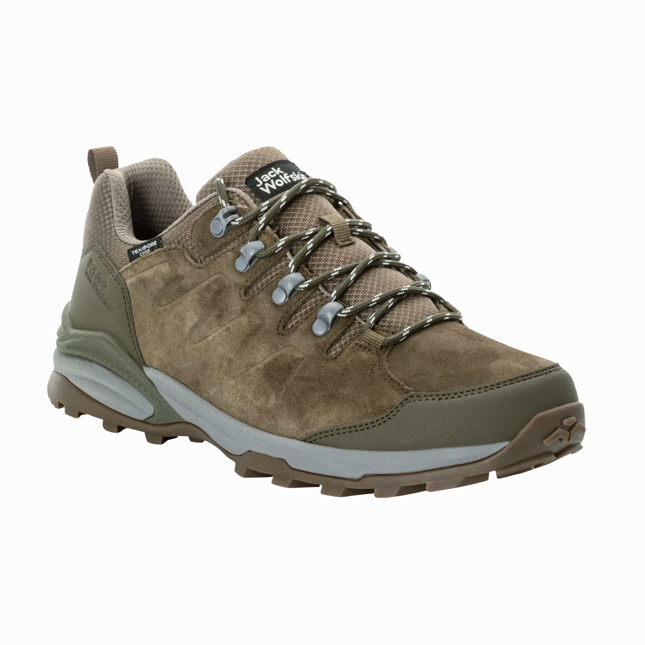 Buty męskie na wędrówki Jack Wolfskin REFUGIO TEXAPORE LOW M cold coffee - 47