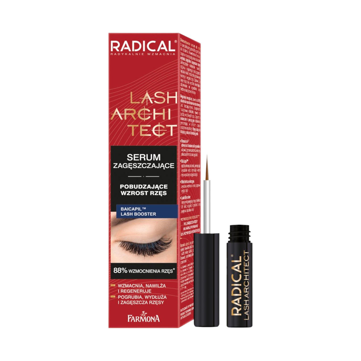 Radical Lash Architect serum zagęszczające i pobudzające wzrost rzęs, 5 ml