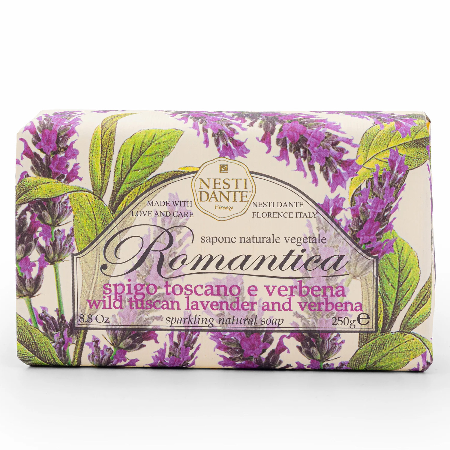 Nesti Dante LAWENDA & WERBENA mydło w kostce, 250 g