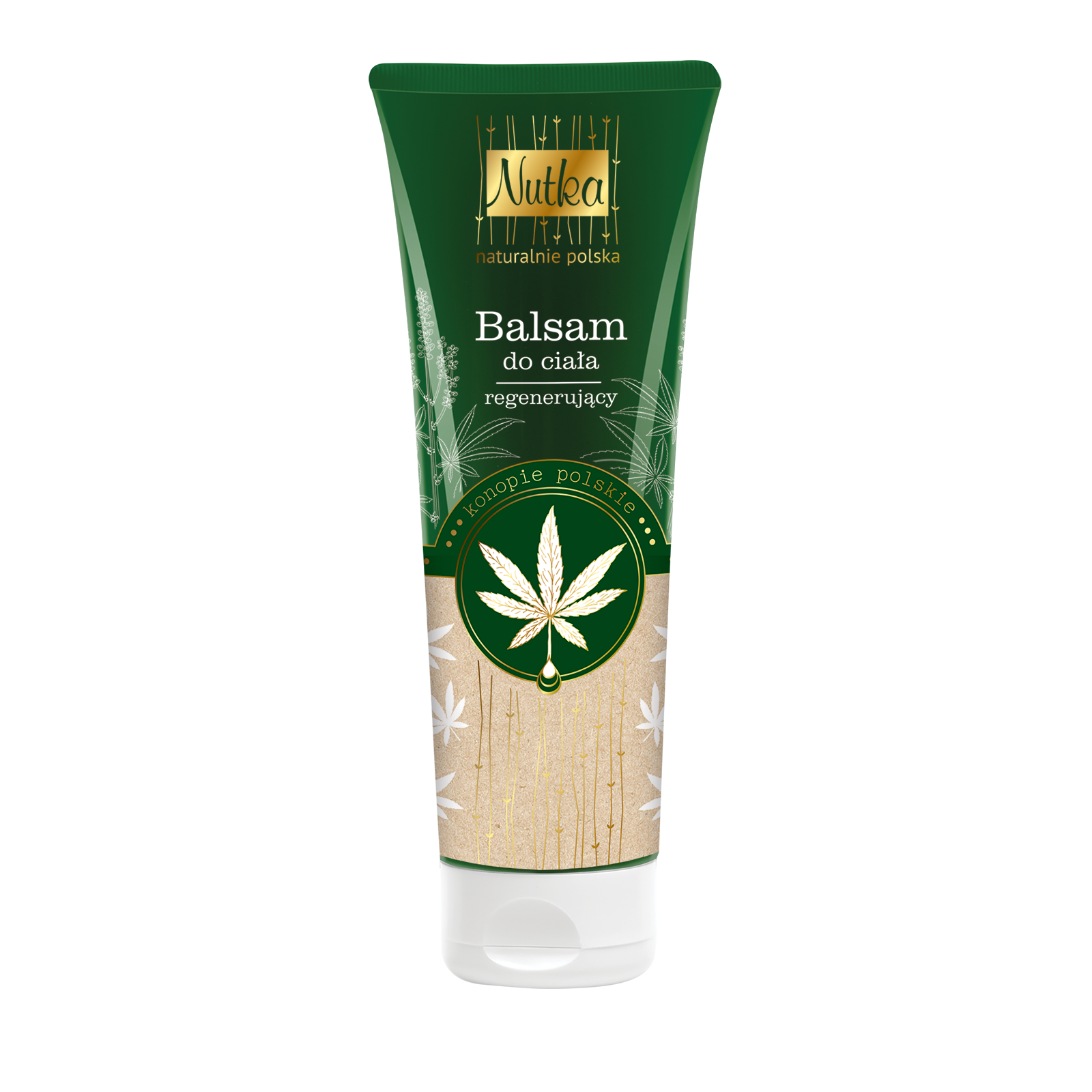 Nutka Konopie Polskie balsam do ciała, 222 ml