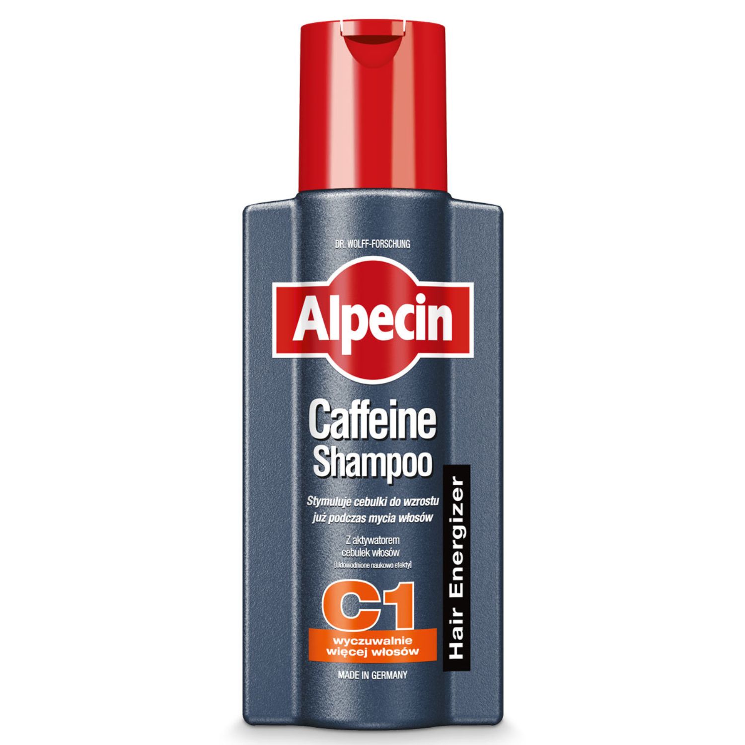 Alpecin Caffeine Shampoo C1 szampon do włosów przeciw wypadaniu dla mężczyzn, 250 ml