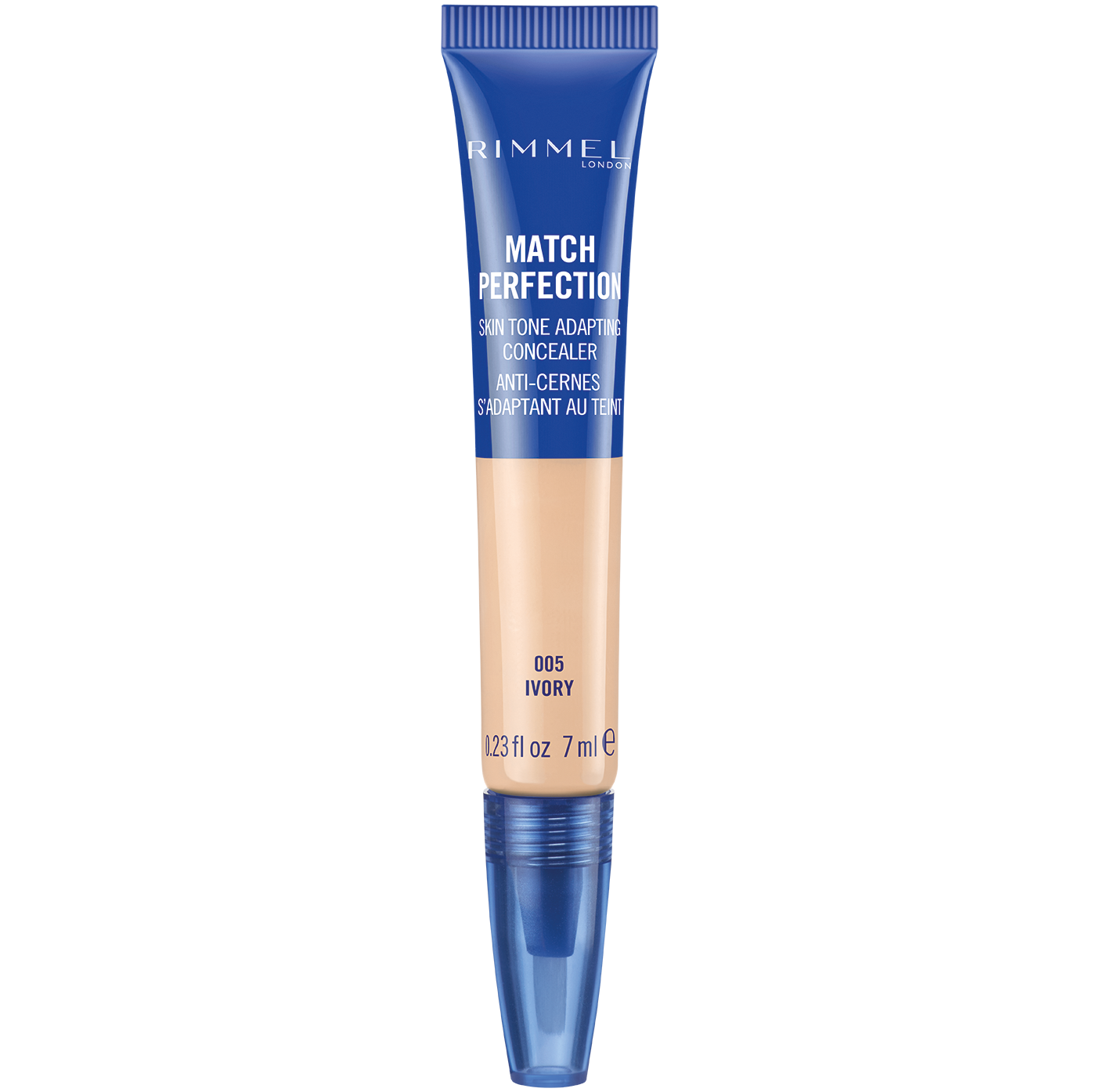 Rimmel Match Perfection korektor i rozświetlacz 2 w 1 ivory 005, 7 ml