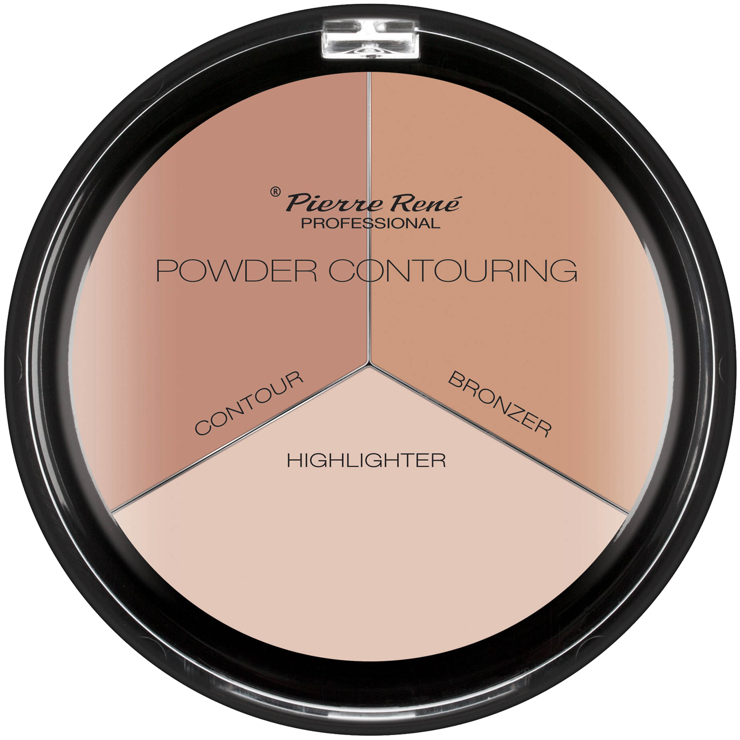 Pierre René Professional Powder Contouring pudrowa paleta cieni do konturowania, 23 g