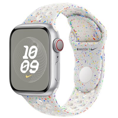 Pasek do Apple Watch Nike (38/40/41mm) S/M Czysta platyna
